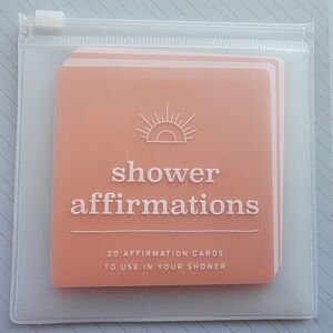 Positivity Shower Affirmations. Unused